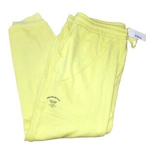 Woman's Canary Yellow Jogger Sweat Pants Size 2X NWT jj3562